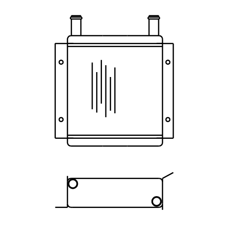 Heater Matrix - Seddon Atkinson - Cab (offside) - 20119