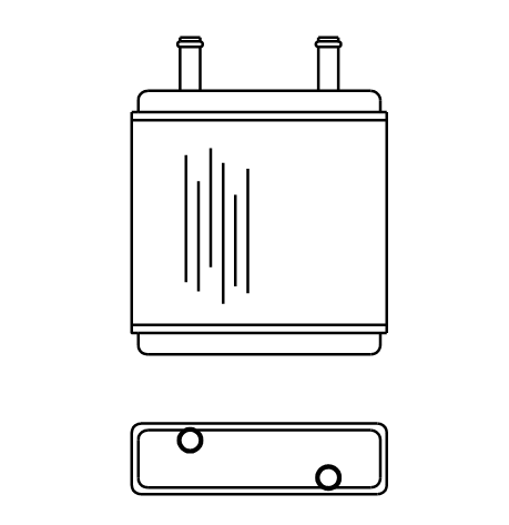 Heater Matrix - Ford Commercial - P100 pick up (early) - 20199