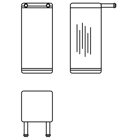 Heater Matrix - Taxi - FX4 Front (modified) - 20204