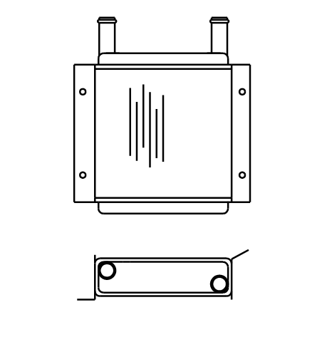 Heater Matrix - Seddon Atkinson - Cab (offside) - 20233