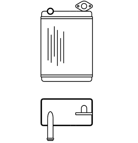 Heater Matrix - Nissan - Stanza 1981-86 - 20275