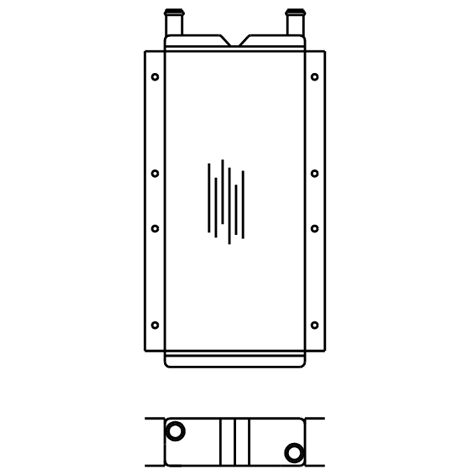 Heater Matrix - Bus - Dennis Dominator - 20321