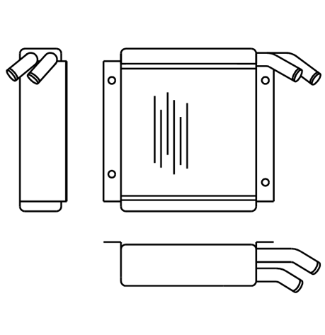 Heater Matrix - Bus - National Bus Mk3 - 20333