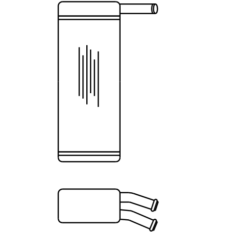 Heater Matrix - Taxi - Early FX4 - 20339