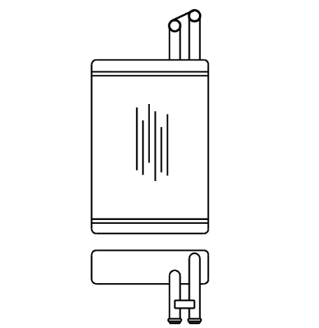 Heater Matrix - Taxi - Metro Taxi - 20349