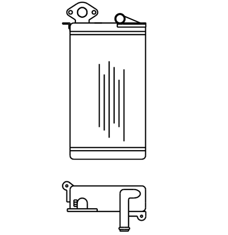 Heater Matrix - Audi - 50 - 20357