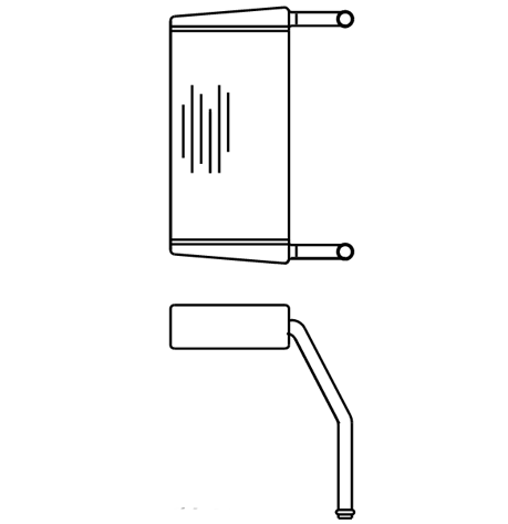 Heater Matrix - BMW - 7 series - 20369