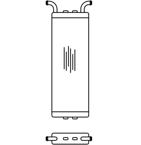 Heater Matrix - Fordson - 7600 Tractor - 20378