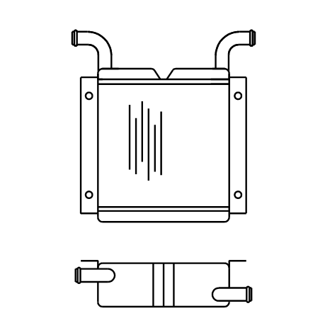 Heater Matrix - Bus - Cab & Coach - 20423