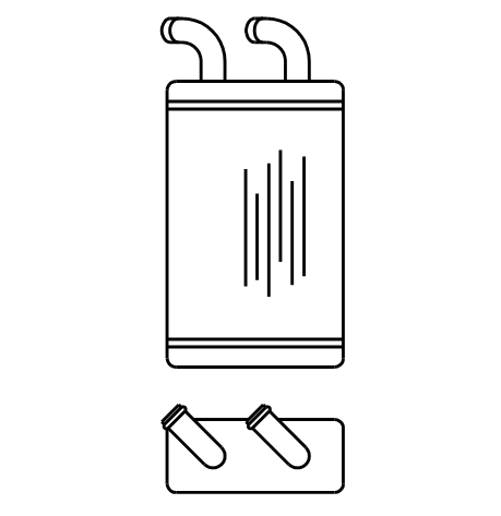 Heater Matrix - Bus - Heater Demister - 20429