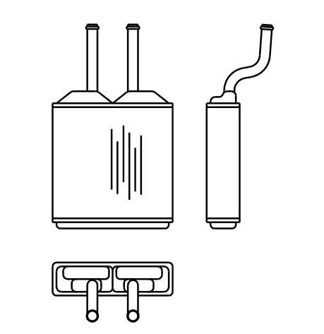 Heater Matrix - Vauxhall - Combo 1993-2000 - 20454