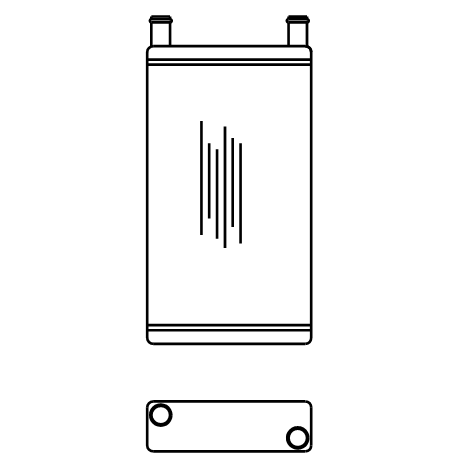 Heater Matrix - Bus - Heater Demister - 20494