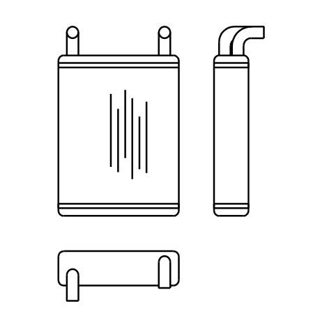 Heater Matrix - Honda - Prelude - 20524