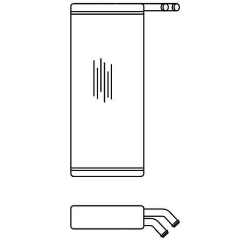 Heater Matrix - Bus - Leyland bus - 20573