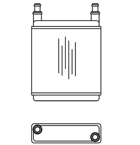 Heater Matrix - Bus - Heater Demister - 20591