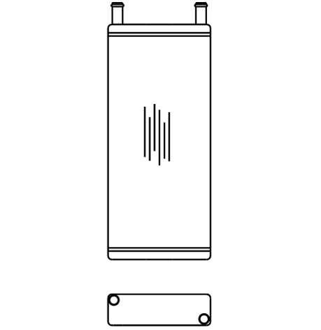 Heater Matrix - Bus - Heater Demister - 20595