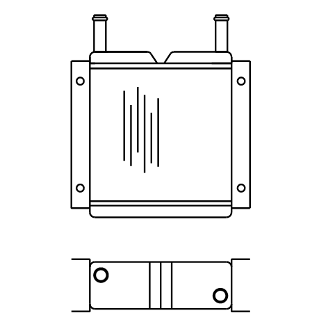 Heater Matrix - Bus - Cab & Coach - 20609