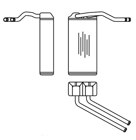 Heater Matrix - Austin Rover - Landrover Freelander - 20698