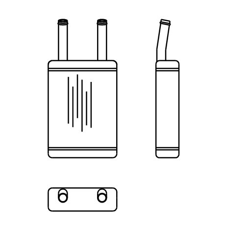 Heater Matrix - Hyundai - Exell Mk2 1989-00 - 20710