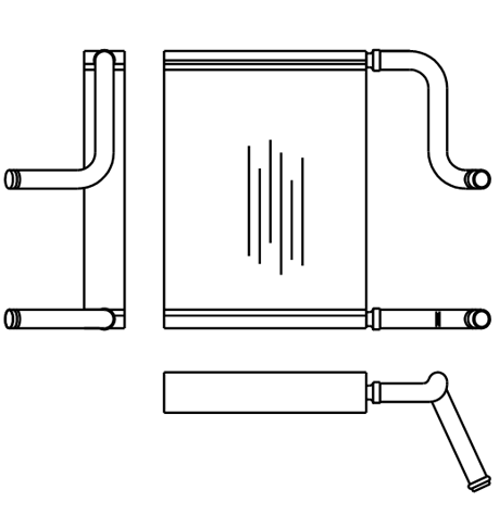 Heater Matrix - Honda - Accord 1999- - 20763