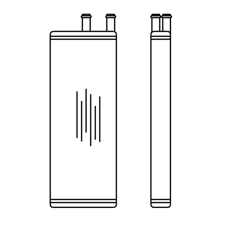 Heater Matrix - Bus - Mercedes bus - 20819