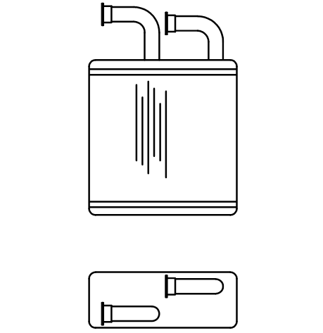 Heater Matrix - Daihatsu - Fourtrak 1985-93 - 20828