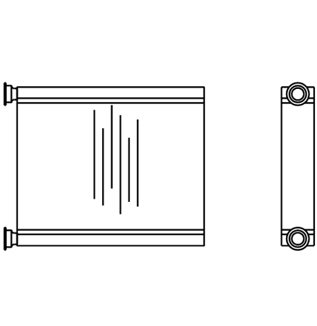 Heater Matrix - Suzuki - Liana 2002-07 - 20836