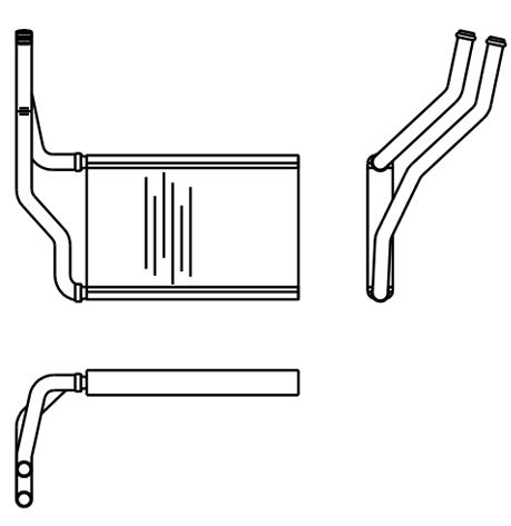 Heater Matrix - Suzuki - Swift 2004-8 - 20837