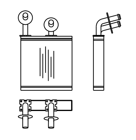 Heater Matrix - Mitsubishi - Foursome Vehicle Heaters Ltd